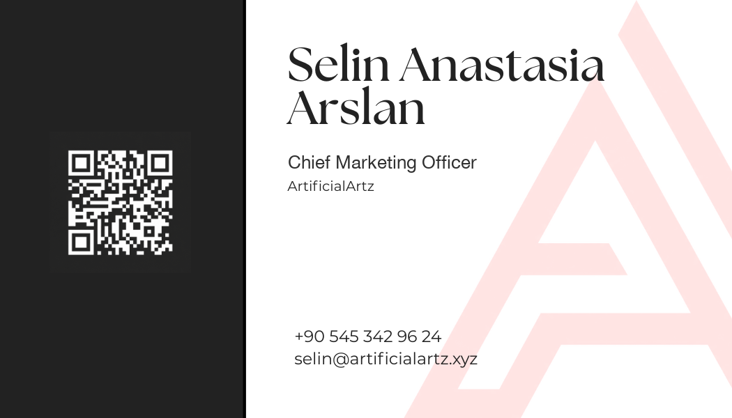 Business card front — Selin Anastasia Arslan